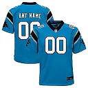 Zennovawear Carolina Panthers Youth Alternate Custom Game Jersey - Blue