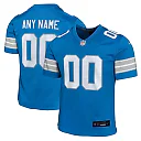 Zennovawear Detroit Lions Youth Custom Game Jersey - Blue