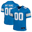 Zennovawear Detroit Lions Youth Custom Game Jersey - Blue