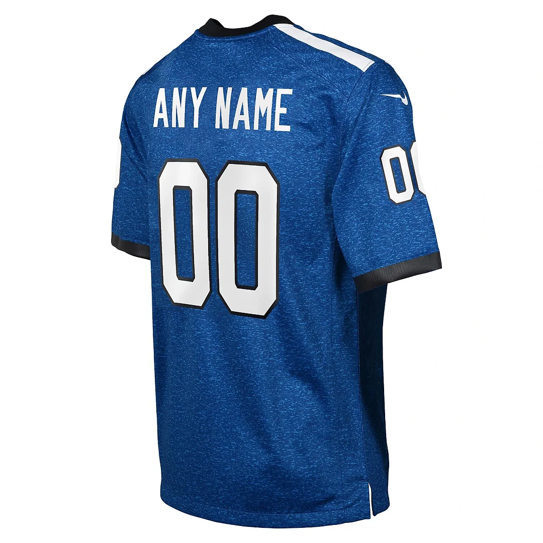 Zennovawear Indianapolis Colts Youth Indiana Nights Alternate Custom Game Jersey - Blue