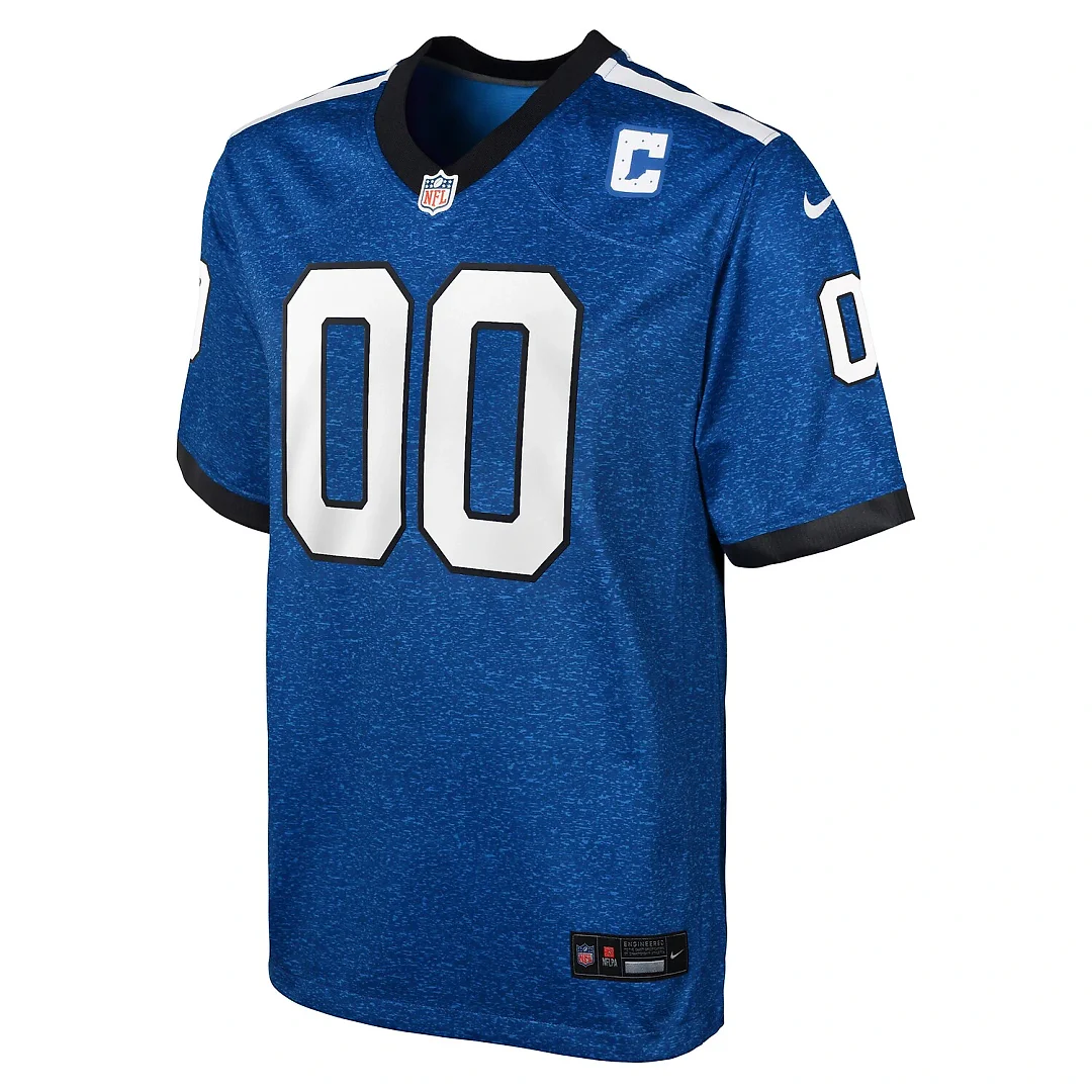 Zennovawear Indianapolis Colts Youth Indiana Nights Alternate Custom Game Jersey - Blue