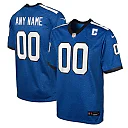 Zennovawear Indianapolis Colts Youth Indiana Nights Alternate Custom Game Jersey - Blue