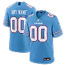 Zennovawear Tennessee Titans Youth Game Custom Jersey - Blue
