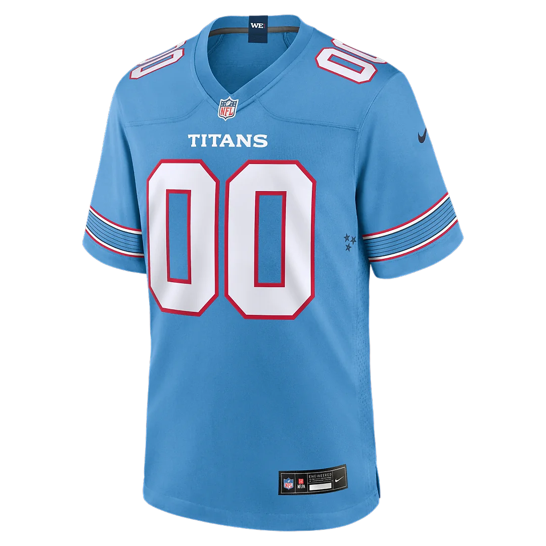 Zennovawear Tennessee Titans Youth Game Custom Jersey - Blue