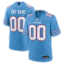 Zennovawear Tennessee Titans Youth Game Custom Jersey - Blue
