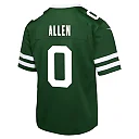Zennovawear Braelon Allen New York Jets Youth Team Game Jersey - Green