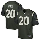 Zennovawear Breece Hall New York Jets Youth 2025 Rivalries Collection Game Jersey - Gotham Green