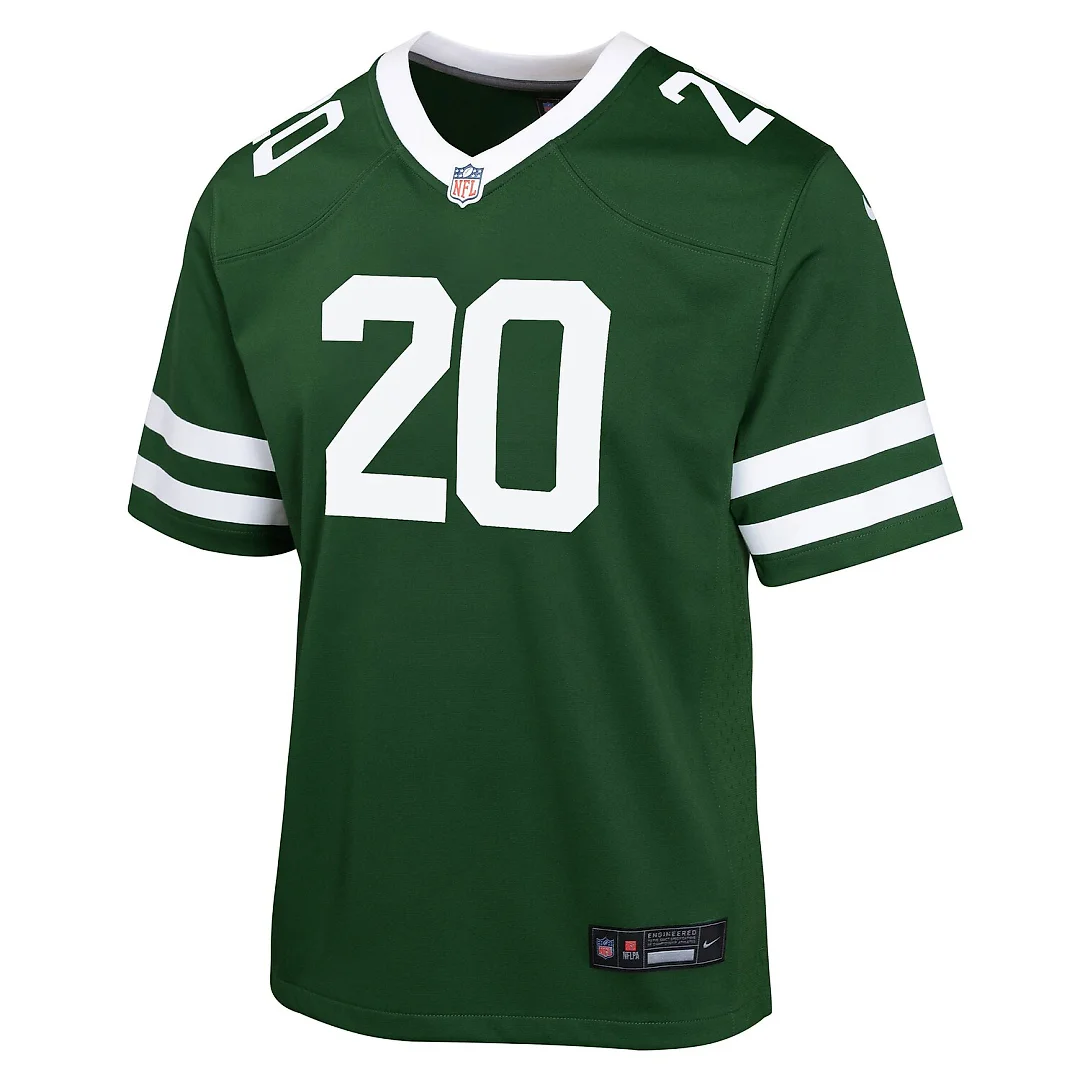 Zennovawear Breece Hall New York Jets Youth Game Jersey - Green