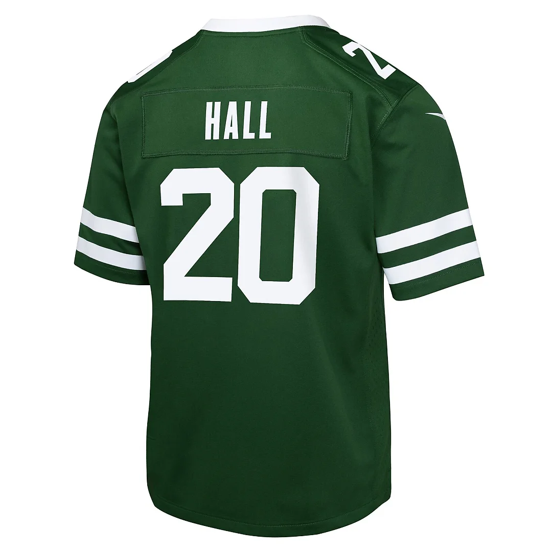 Zennovawear Breece Hall New York Jets Youth Game Jersey - Green