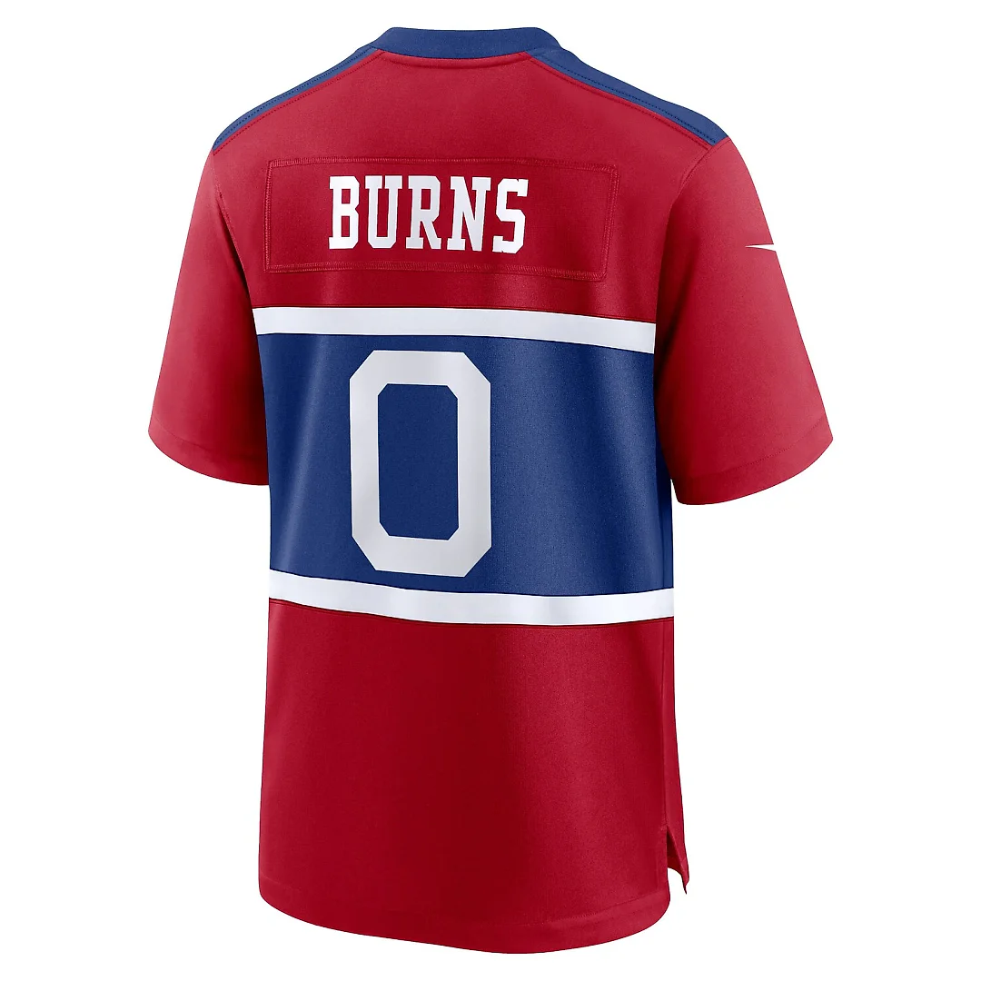 Zennovawear Brian Burns New York Giants Youth Game Jersey - Red