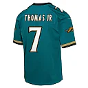 Zennovawear Brian Thomas Jr. Jacksonville Jaguars Youth Alternate 2 Prowler Throwback Game Jersey - Teal