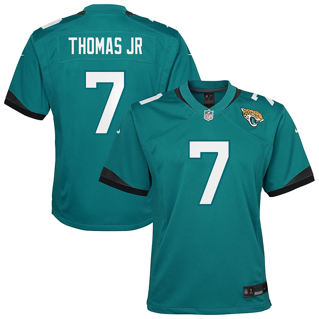 Zennovawear Brian Thomas Jr. Jacksonville Jaguars Youth Team Game Jersey - Teal
