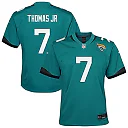Zennovawear Brian Thomas Jr. Jacksonville Jaguars Youth Team Game Jersey - Teal
