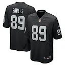 Zennovawear Brock Bowers Las Vegas Raiders Youth Game Jersey - Black