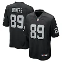Zennovawear Brock Bowers Las Vegas Raiders Youth Game Jersey - Black