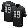 Zennovawear Brock Bowers Las Vegas Raiders Youth Game Jersey - Black