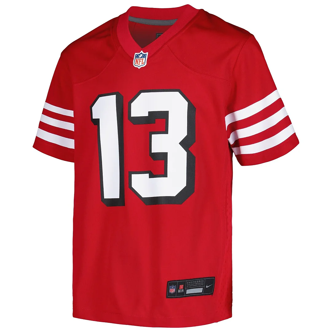 Zennovawear Brock Purdy San Francisco 49ers Youth Game Jersey - Scarlet