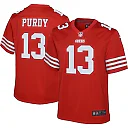 Zennovawear Brock Purdy San Francisco 49ers Youth Game Jersey - Scarlet