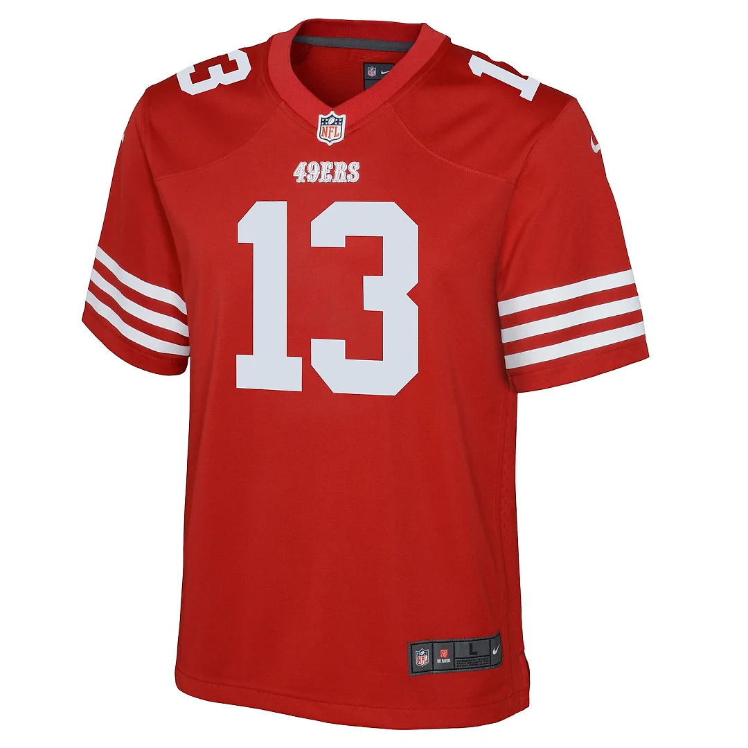 Zennovawear Brock Purdy San Francisco 49ers Youth Game Jersey - Scarlet