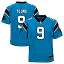 Zennovawear Bryce Young Carolina Panthers Youth Game Jersey - Blue