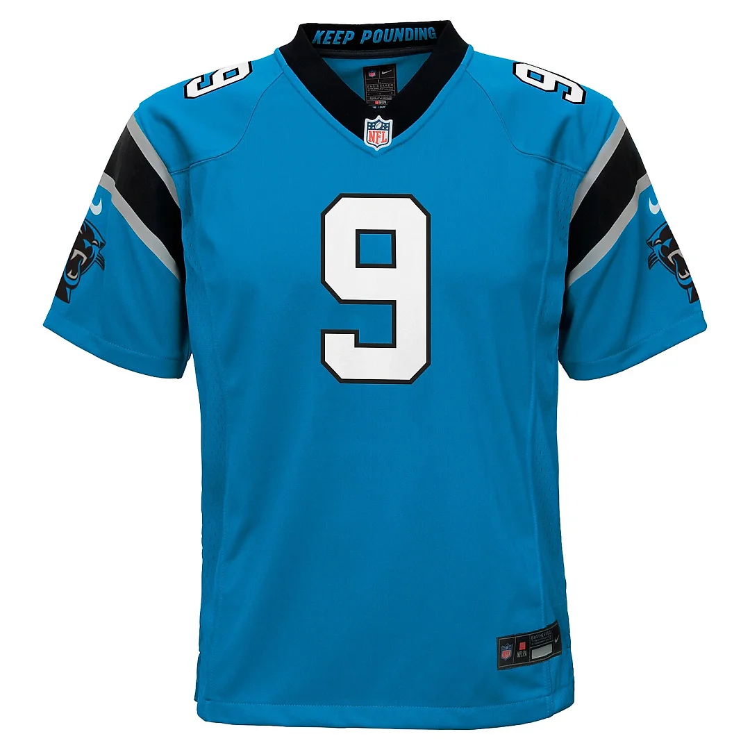 Zennovawear Bryce Young Carolina Panthers Youth Game Jersey - Blue