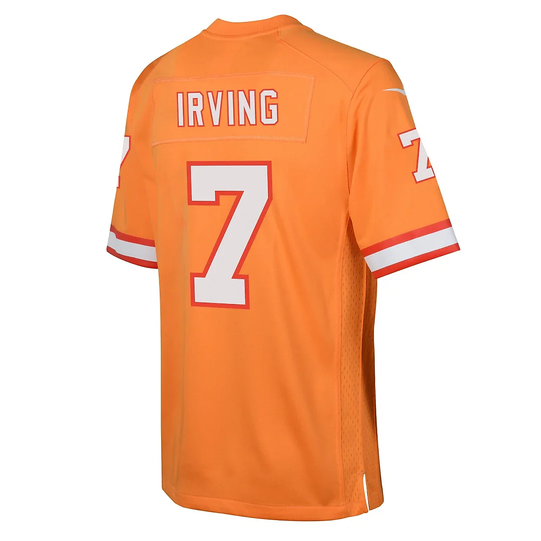 Zennovawear Bucky Irving Tampa Bay Buccaneers Youth Alternate Game Jersey - Orange