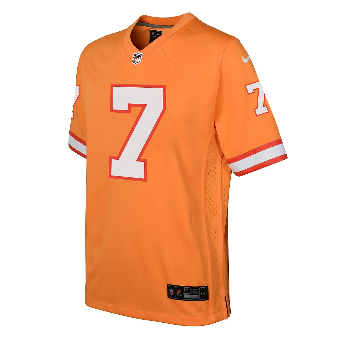 Zennovawear Bucky Irving Tampa Bay Buccaneers Youth Alternate Game Jersey - Orange