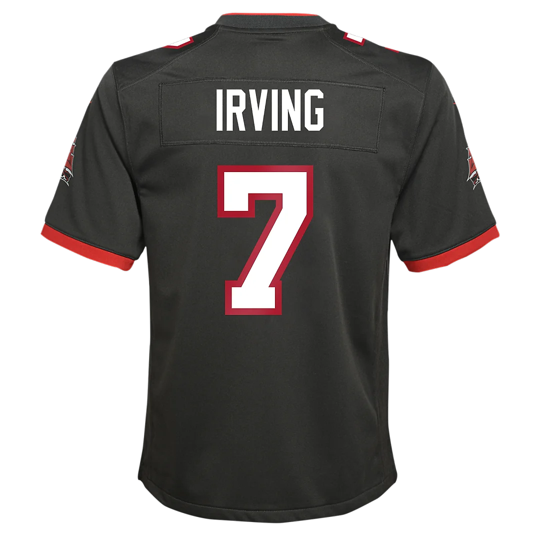 Zennovawear Bucky Irving Tampa Bay Buccaneers Youth Alternate Game Jersey - Pewter