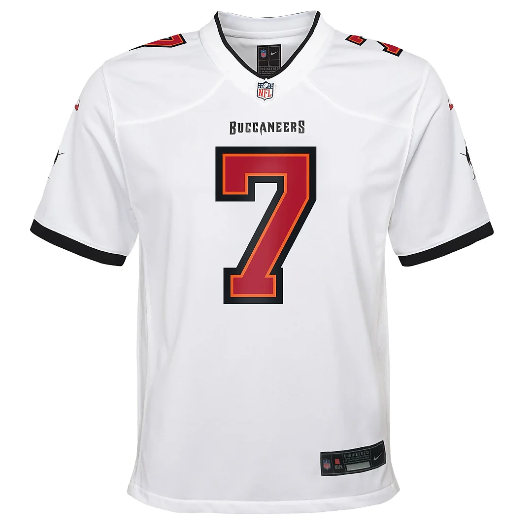 Zennovawear Bucky Irving Tampa Bay Buccaneers Youth White Game Jersey - White