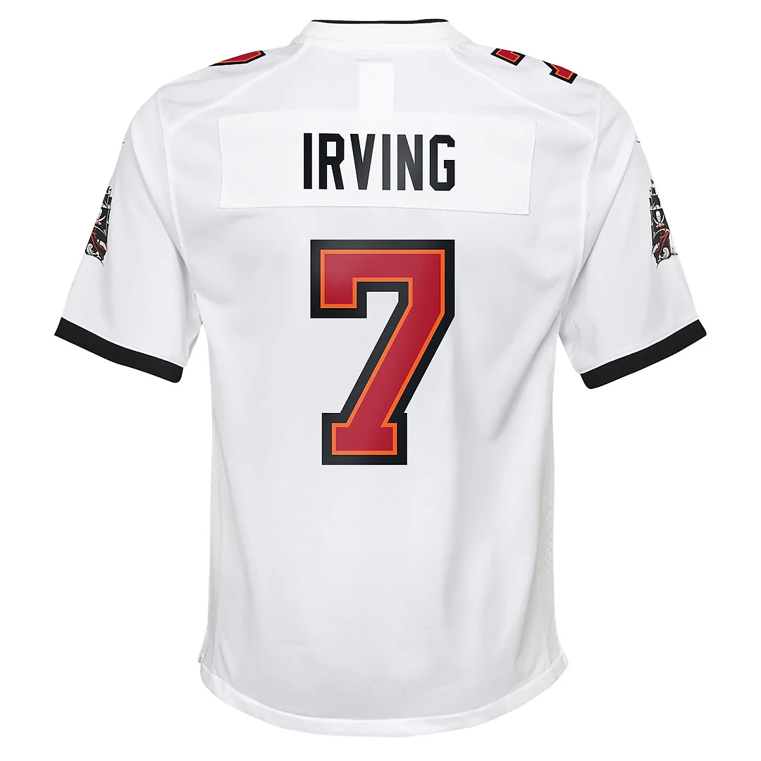 Zennovawear Bucky Irving Tampa Bay Buccaneers Youth White Game Jersey - White