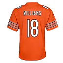 Zennovawear Caleb Williams Chicago Bears Youth Game Jersey - Orange