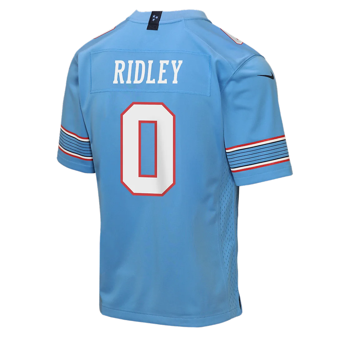 Zennovawear Calvin Ridley Tennessee Titans Youth Game Jersey - Light Blue