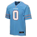 Zennovawear Calvin Ridley Tennessee Titans Youth Game Jersey - Light Blue