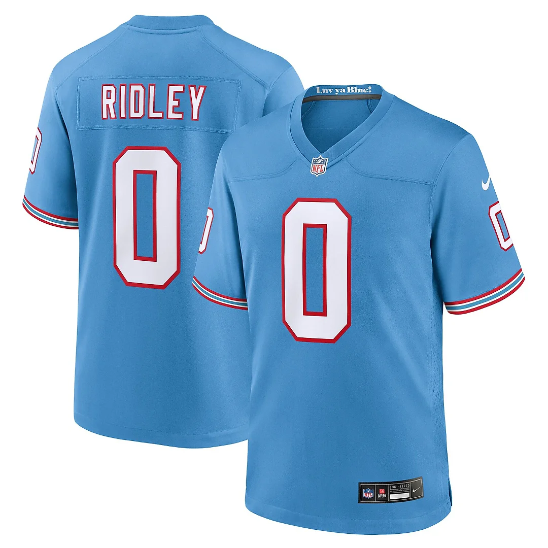 Zennovawear Calvin Ridley Tennessee Titans Youth Game Jersey - Light Blue