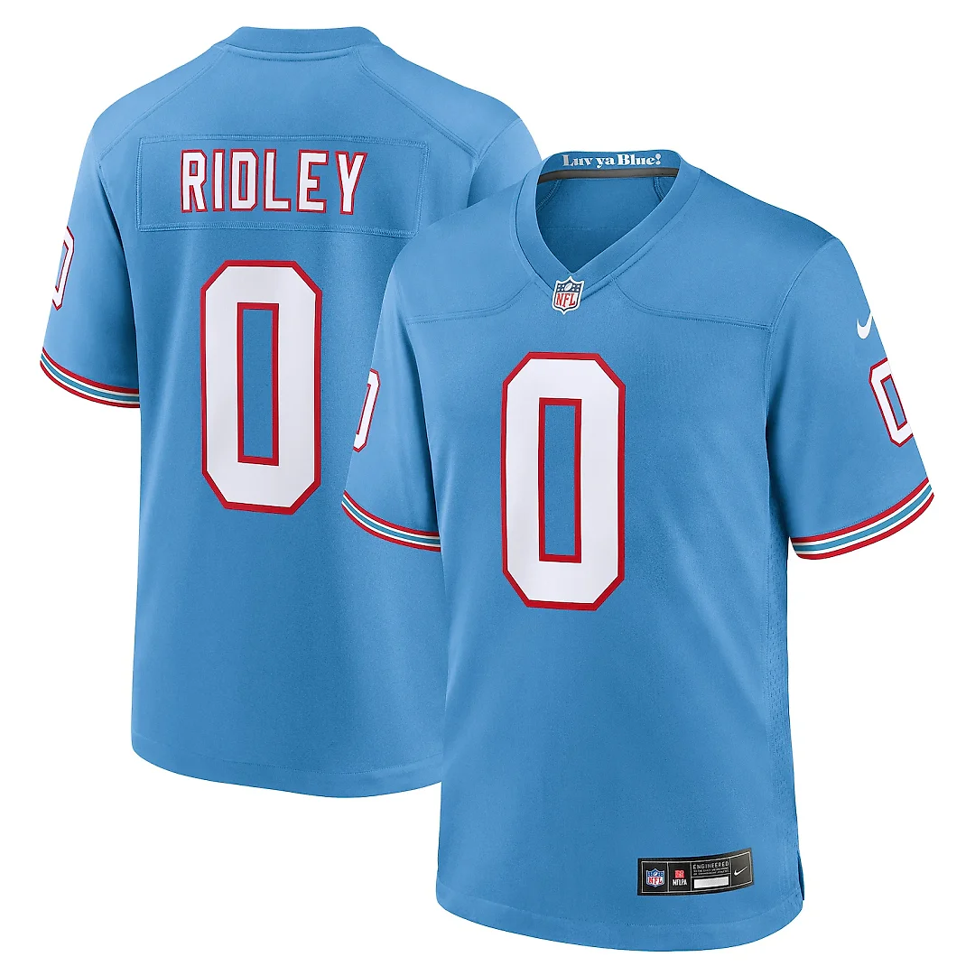 Zennovawear Calvin Ridley Tennessee Titans Youth Game Jersey - Light Blue