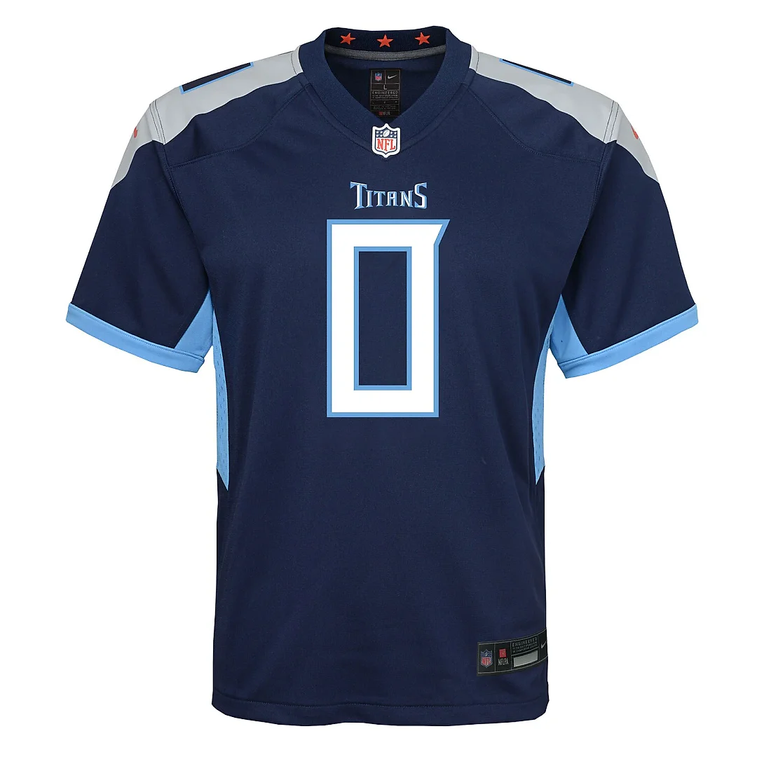Zennovawear Calvin Ridley Tennessee Titans Youth Game Jersey - Navy