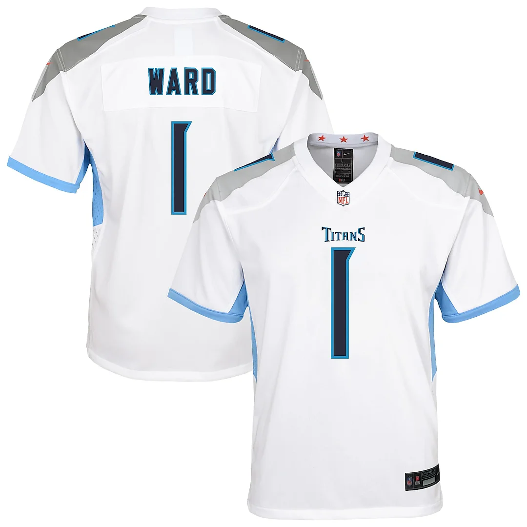 Zennovawear Cameron Ward Tennessee Titans Youth White Game Jersey - White