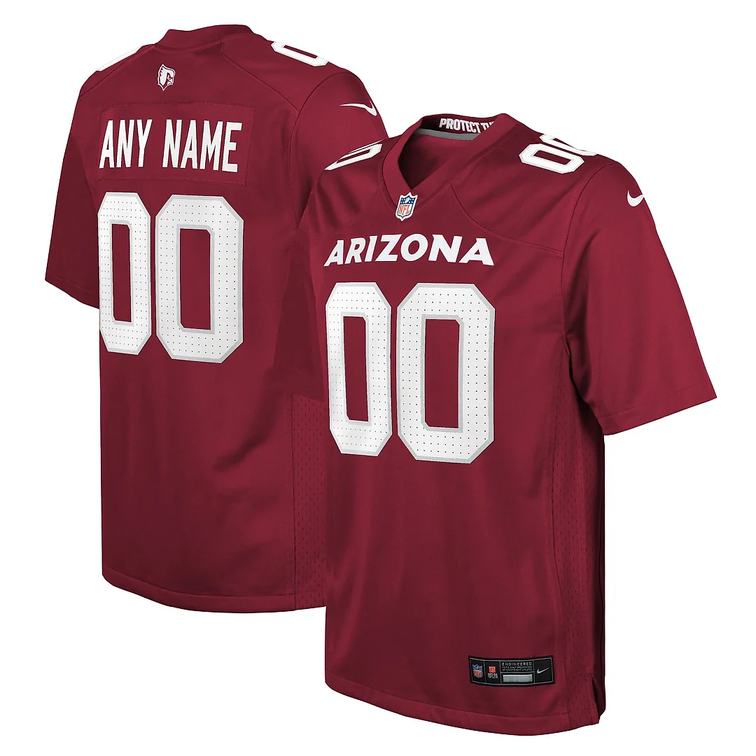 Zennovawear Arizona Cardinals Youth Custom Game Jersey - Cardinal