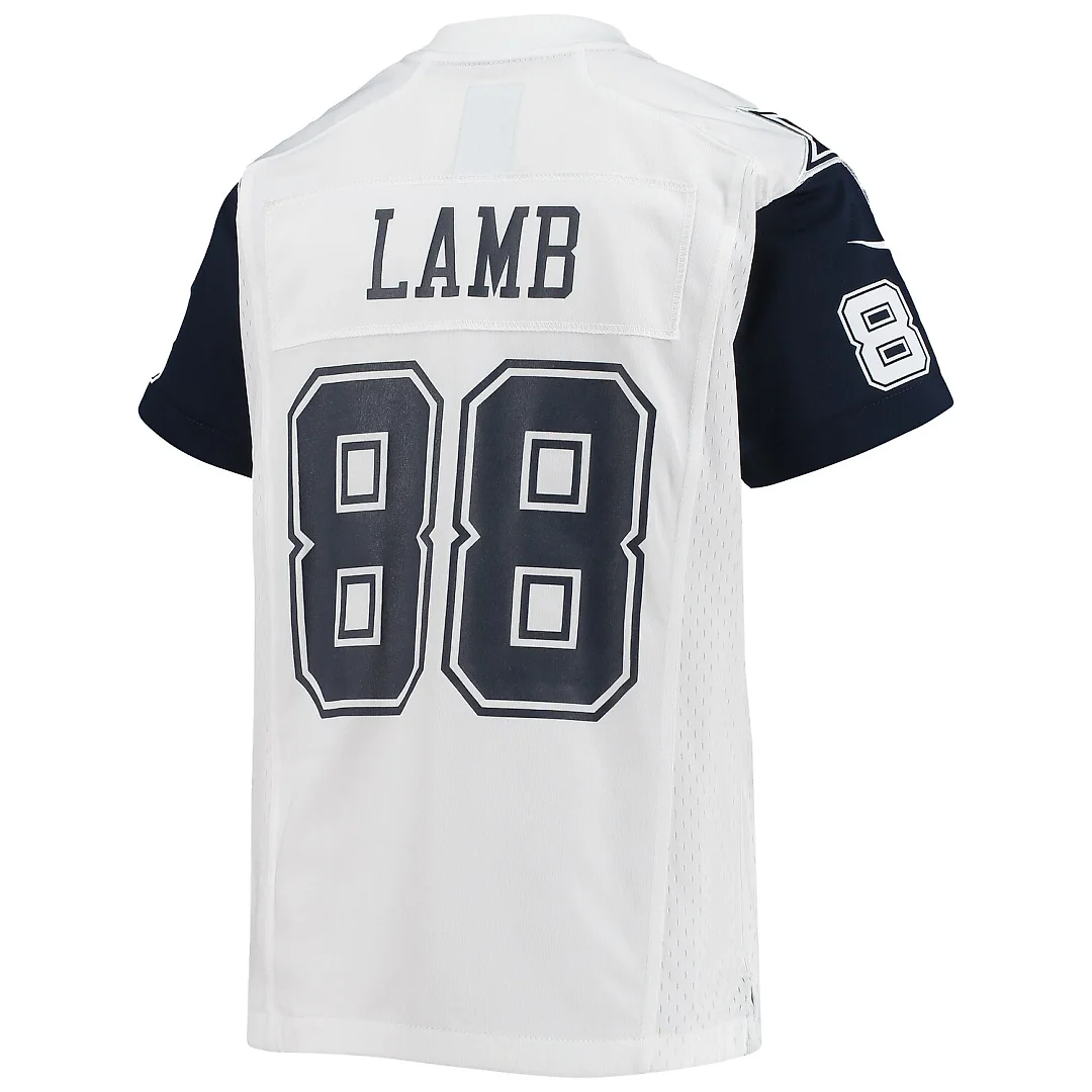 Zennovawear CeeDee Lamb Dallas Cowboys Youth Alternate Game Jersey - White