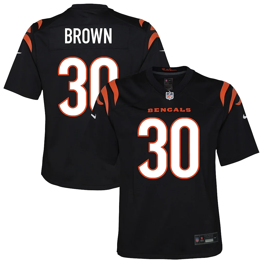 Zennovawear Chase Brown Cincinnati Bengals Youth Youth - Black