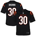 Zennovawear Chase Brown Cincinnati Bengals Youth Youth - Black