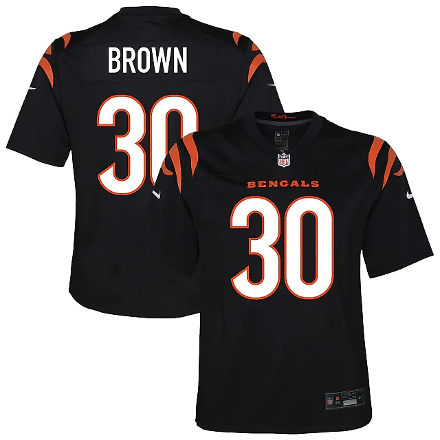 Zennovawear Chase Brown Cincinnati Bengals Youth Youth - Black