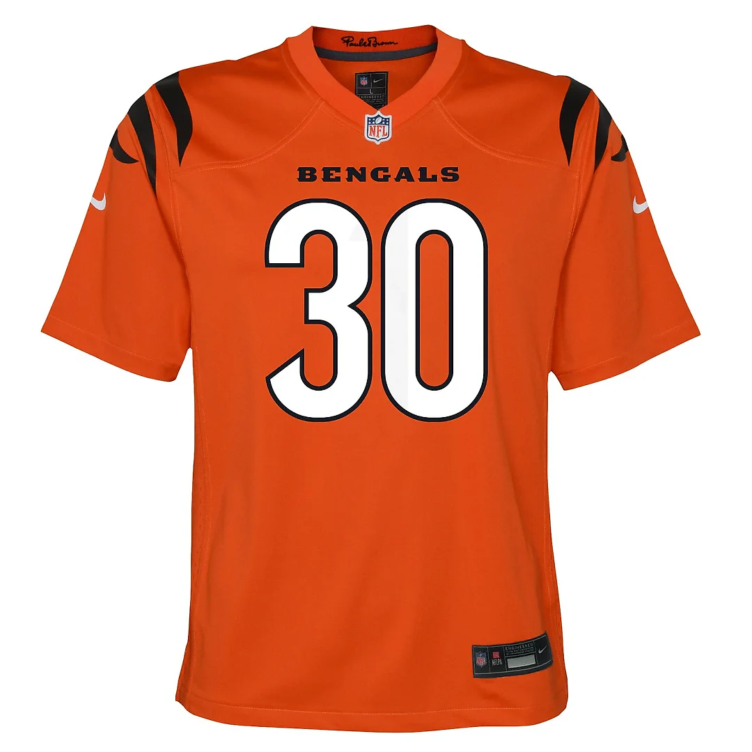 Zennovawear Chase Brown Cincinnati Bengals Youth Youth - Orange
