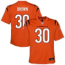 Zennovawear Chase Brown Cincinnati Bengals Youth Youth - Orange