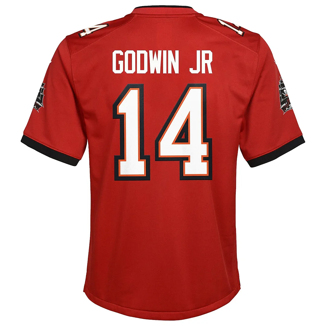 Zennovawear Chris Godwin Jr. Tampa Bay Buccaneers Youth Game Jersey – Red