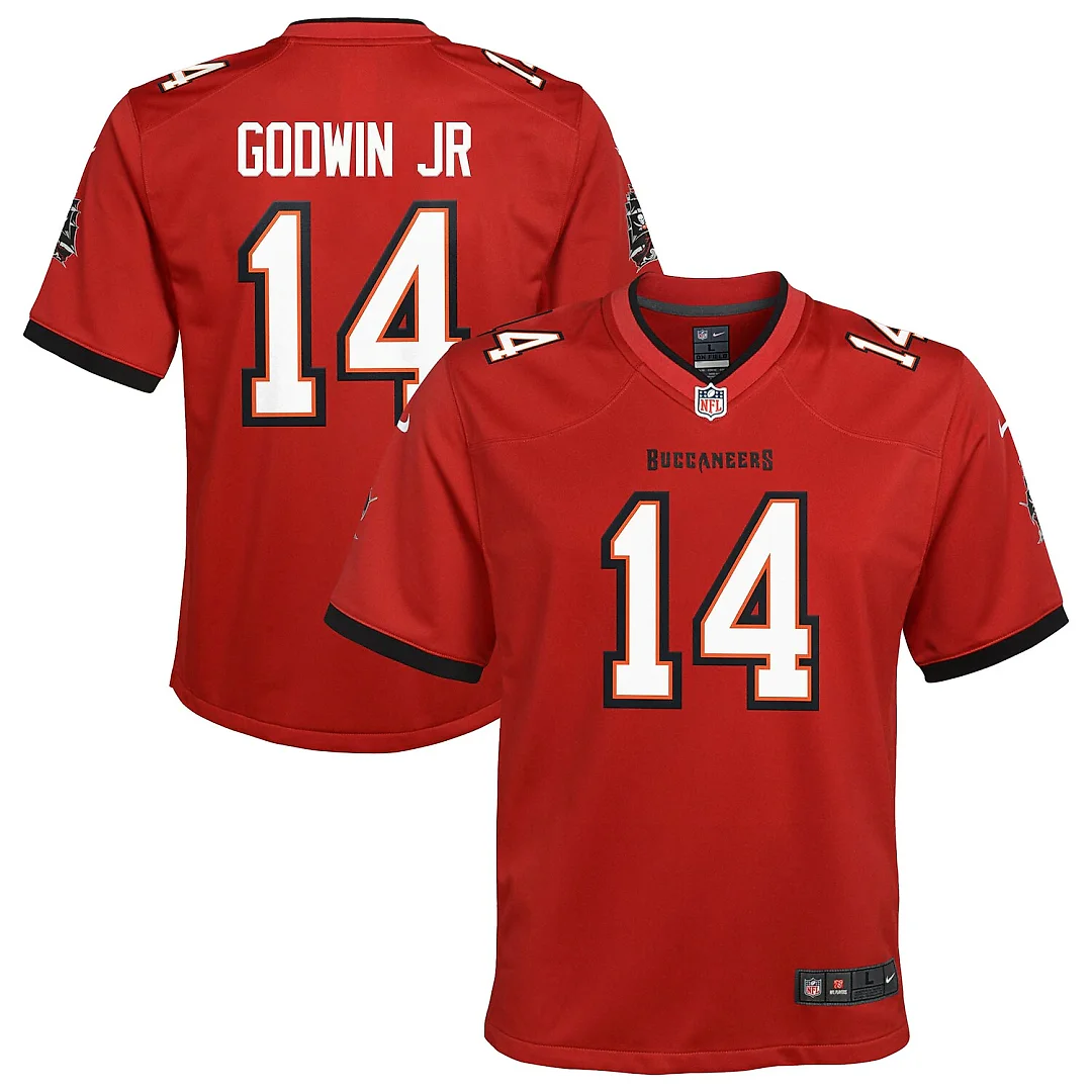 Zennovawear Chris Godwin Jr. Tampa Bay Buccaneers Youth Game Jersey – Red