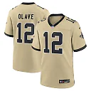 Zennovawear Chris Olave New Orleans Saints Youth Gameday Golds Alternate Game Player Jersey - Gold
