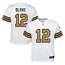 Zennovawear Chris Olave New Orleans Saints Youth Game Jersey - White