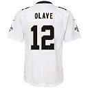 Zennovawear Chris Olave New Orleans Saints Youth Game Jersey - White