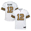 Zennovawear Chris Olave New Orleans Saints Youth Game Jersey - White